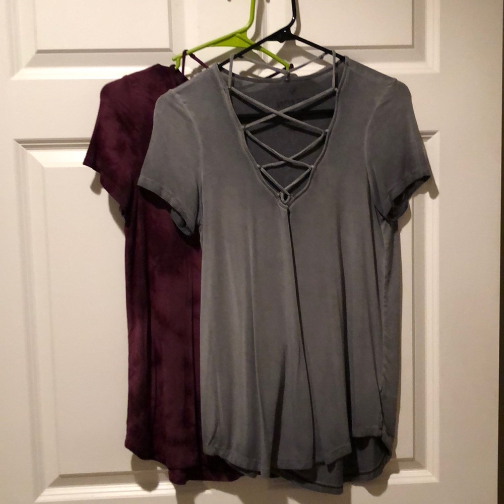 Two American Eagle soft and sexy shirts